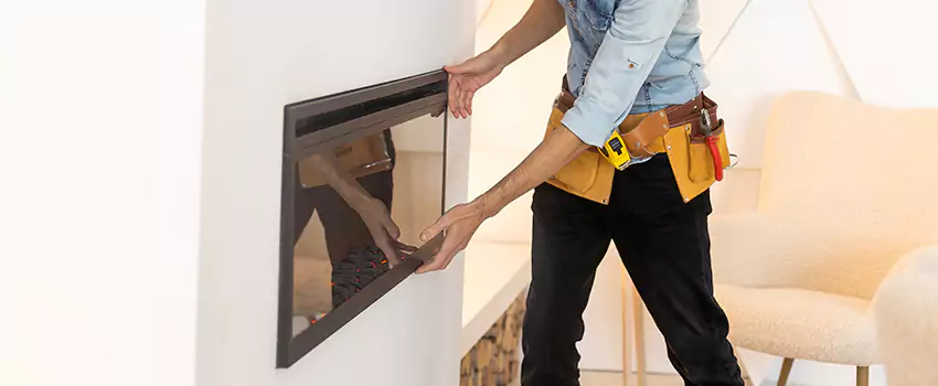 Metal Fireplace Installation in Edmonds, Washington
