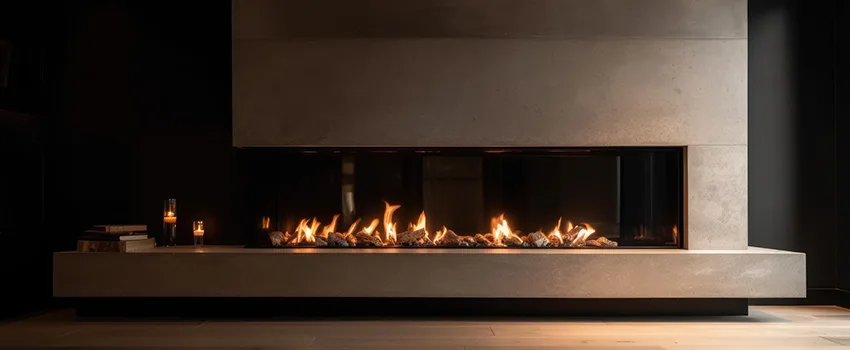 Gas Fireplace Ember Bed Design Services in Edmonds, Washington