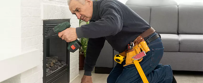 New Indoor Fireplace Installation in Edmonds, Washington