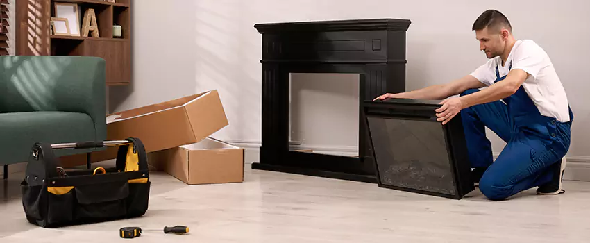 Old Rusted Metal Fireplace Repair And Replacement in Edmonds, WA