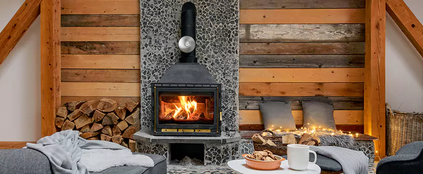 Thelin Hearth Products Direct Vent Gas Stove Fireplace Inspection in Edmonds, Washington